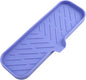 MicoYang Silicone Bathroom Soap Dishes with Drain Spout-Bathroom and Kitchen Sink Organizer,Sponge Holder,Dish Soap Tray,Perfect for Dispenser,Scrubber,Bottle on Sink or Counter-Light Purple 12"×4"