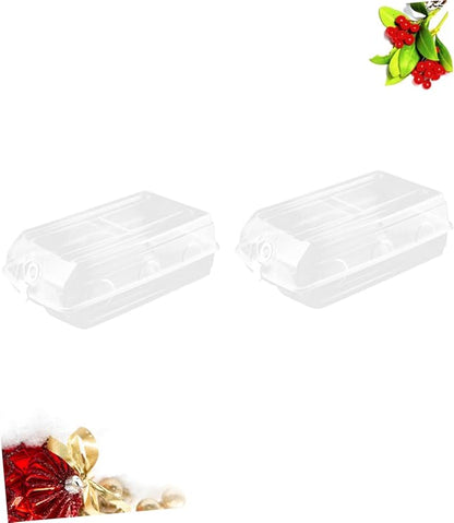 2pcs Large Transparent Plastic Shoe Storage Box Stackable and Dustproof Design for Men and Women for Organizing Sneakers and Footwear White