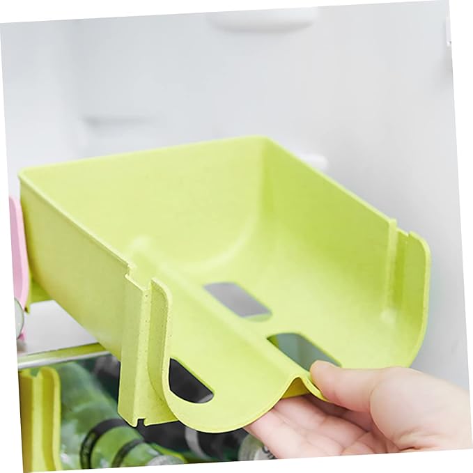 ABOOFAN 4Pcs Stackable Beer Can Storage Racks Refrigerator Storage Box for Drinks Organization for Home Kitchen Pantry and Bar Stylish Design