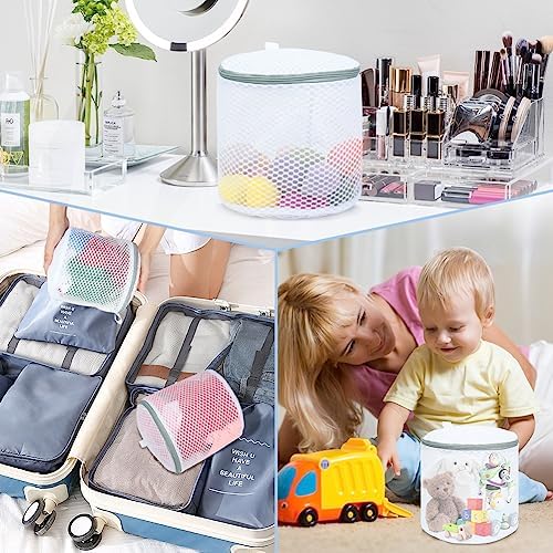 Vivifying Bra Laundry Bags, 2 Pack, 7 x 7.5 Inch Mesh Wash Bags - Image 7