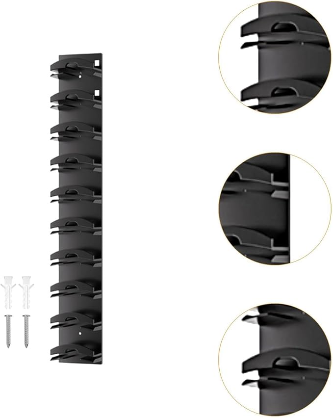 Baseball Caps Organizer Hat Storage Display Holder Modern Compact Hat Hanger Hat Organizer for Closet Laundry Entrance Door, Black