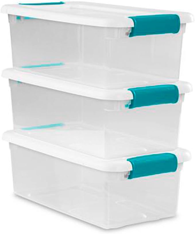 STERILITE 14928012 See Latching Box, Clear, Pack of 1