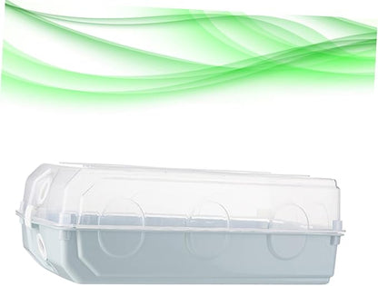 MAGICLULU 2pcs Thicken Transparent Plastic Shoebox Container Stackable Shoe Storage Box for Home Organization for Spaces Sky-blue