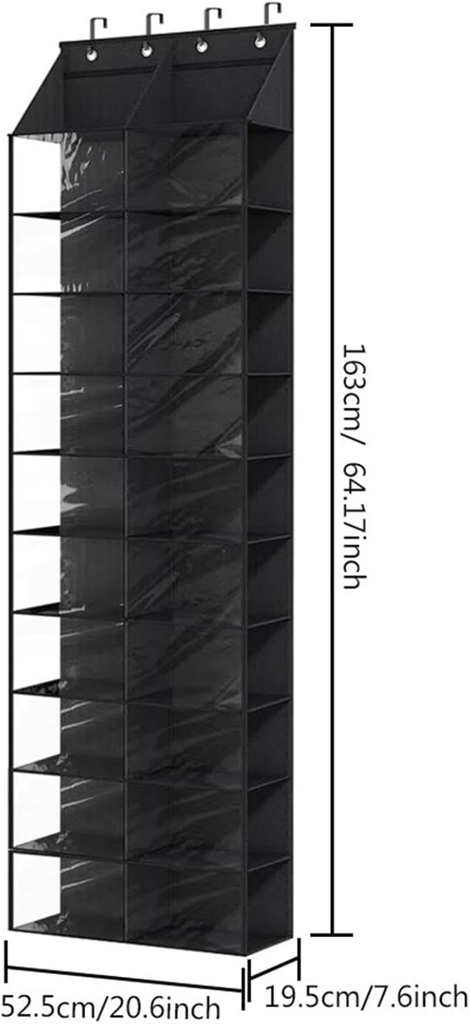 Over Door Shoe Storage 10 Shelf Hanging Shoe Organizer for Indoor High Heels