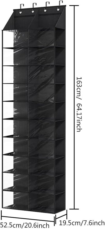 Over Door Shoe Storage 10 Shelf Hanging Shoe Organizer for Indoor High Heels