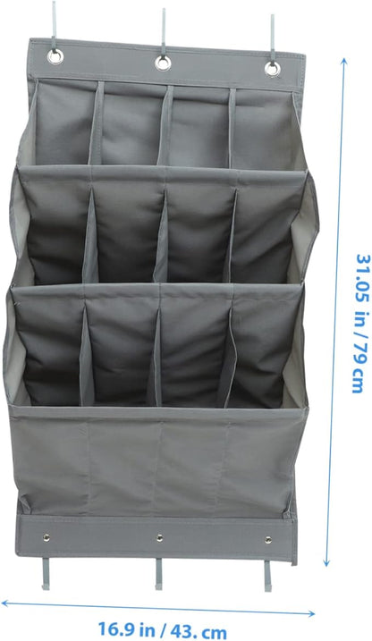 Cabilock Multi-layer Wall Storage Bag over The Door Organizer Shoe Organizer Oxford Easy Hanging Hooks