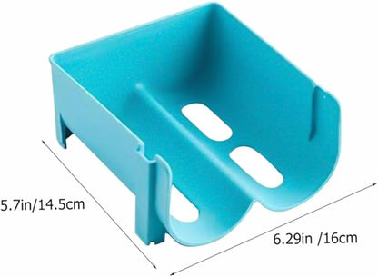 COLLBATH 4pcs Stackable Drink Storage Containers Beverage Rack for Refrigerator Organization Water Bottle Holder for Efficient Space Saving and Stylish Home Decor