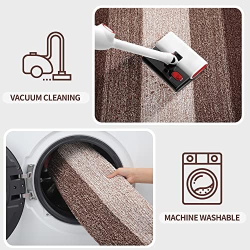 Kitinjoy Indoor Outdoor Door Mat, 54x32 Non-Slip Dirt Trapper Doormats - Image 5
