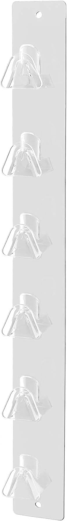 Marketing Holders Sunglasses Holder 6 Pair Wall Mount With Hardware Department Stores Pharmacies Supermarkets Fashion Retailers Malls Shopping Centers Lightweight Durable White Acrylic