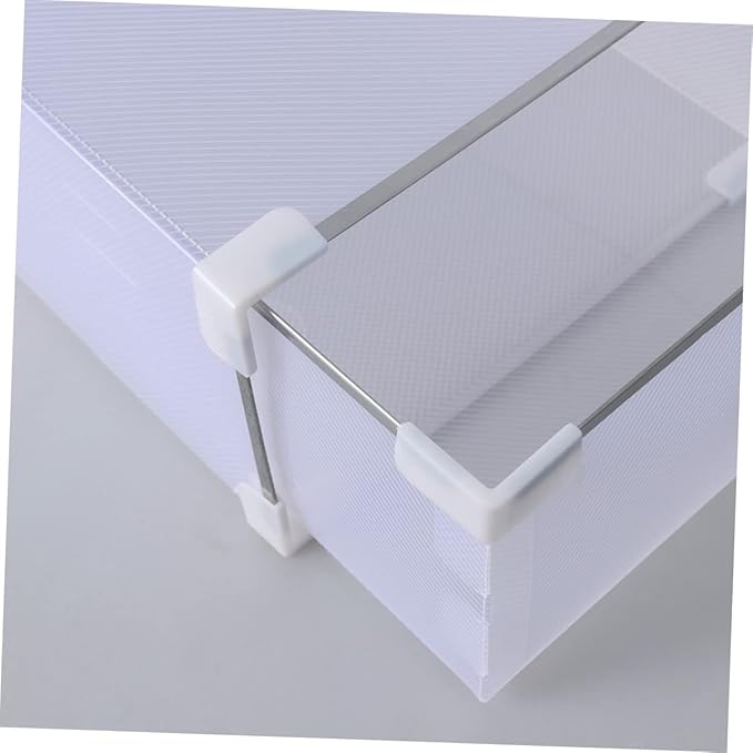 Amosfun 6pcs Shoes Storage Case Translucent Boxes Keep Shoes Clean Tidy for Dorm Home Office
