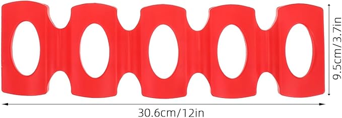 KICHOUSE 2pcs Silicone Wine Stacker - Beer Can Rack Bottle Stacking Mat Wine Holder Holder Rack To Stack Bottles Cans Beer Soda Red Black
