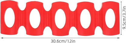 KICHOUSE 2pcs Silicone Wine Stacker - Beer Can Rack Bottle Stacking Mat Wine Holder Holder Rack To Stack Bottles Cans Beer Soda Red Black