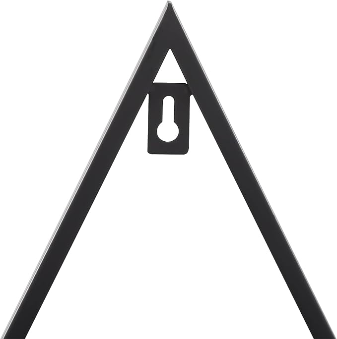 Wall-Mounted Nail Polish Rack, Set of 10 Triangular Black Nail Polish Shelf Lipstick Perfume Cosmetic Display Shelf for Home Spa Nail Salon Shop
