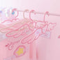 Cute Angel Wing Clothes Hanger - Heart-Shaped Design for Dorm Room - Perfect for Ties, Scarves, and Accessories (10 Pcs)