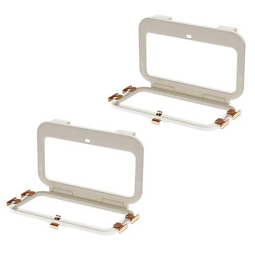 Foldable Garbage Bag Holder for Space Saving Easy Installation On Cabinet Door Wall Or Bathroom Door Multi Purpose Use