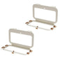 Foldable Garbage Bag Holder for Space Saving Easy Installation On Cabinet Door Wall Or Bathroom Door Multi Purpose Use
