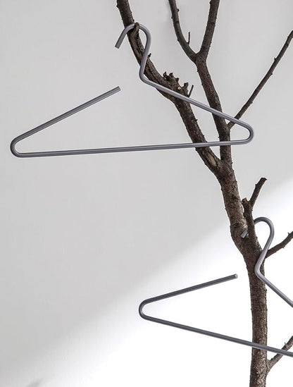 Premium Matte Titanium Gray Aluminum Coat Hangers 10 Piece Set, 16.5” Extra Smooth & Durable Metal Shirt Dress Hanger,Aluminum Alloy Hanger,Clothing Support,Clothing Hang