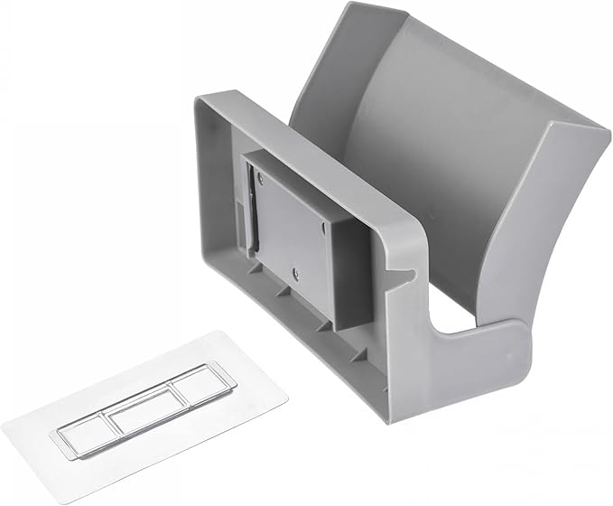 uxcell Wall Mounted Shoe Rack, PP Foldable Hanging Shoes Holder Organizer Gray