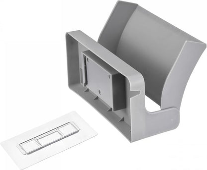 uxcell Wall Mounted Shoe Rack, PP Foldable Hanging Shoes Holder Organizer Gray