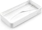 Gurygo 8" Ceramic Bathroom Vanity Tray for Kitchen Counter - Kitchen Soap Tray - Rectangular Ceramic Trays for Bathroom - Porcelain Large Serving Trays (Marble, Set/1)