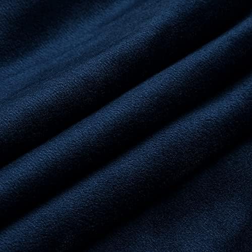 NiNi ALL Navy Blue Velvet Throw Pillow Covers 12x20 Pack of 2 Decorative - Image 5