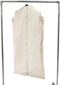 100% Cotton Canvas Long Suit or Coat Bag, Unbleached and Natural