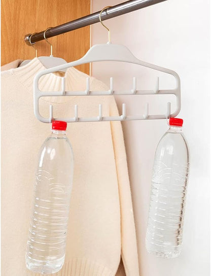 2 Pack Belt Hanger Tie Rack for Closet Sturdy Belt Organizer with 360 Degree Swivel Belt Hanger Rack Holder for Closet Non Slip Durable Hanging Closet Organizer (Grey)