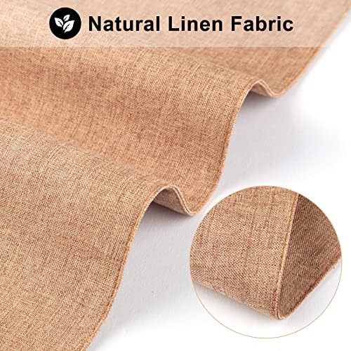 Cloth Placemats Set of 4, Cotton Linen Blend Machine Washable Durable Linen Table Mats, Heat Resistant Placemats Wrinkle Free Place Mats for Dining Table, Easy to Clean (4, Linen) - Image 4