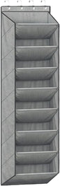 Over the Door Shoe Organizer - 8 Tiers Storage Holder, Large Deep Pocket Rack, Durable Hanging Shoe Storage | Closet Wall Door Bedroom for Dorm RV Boot Sock Headphone Organization