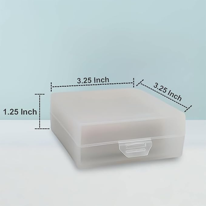 Bathroom Soap Dishes for Dr. Squatch Soap, Square Travel Soap Container with Lid, Portable Bar Soap Holder for Shower Soap Dish Box for Traveling Camping Outdoor Elimeta (2pack Matte Clear)