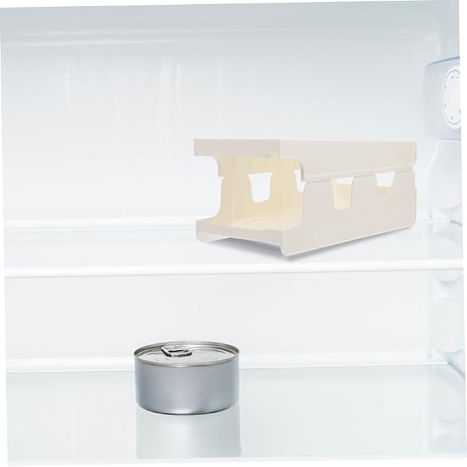 Beverage Can Organizer Double-layer Refrigerator Storage for Soda and Beer Cans Pet Material for Kitchen Counters Freezers and Rvs