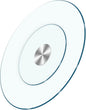40" Heavy-Duty Lazy Susan Turntable - 1/3" Extra-Thick Tempered Glass - Silent 360° Spin for Dining Table & Kitchen