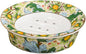 Floral Decorative Self Draining Soap Dish, Double-Layer Round Soap Tray, Vintage Ceramic Soap Dish (Style A)