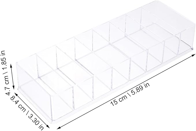 LALAFINA Clipper Case Clipper Case Grooming Clipper Case clipper comb holder clipper comb organizer clipper comb storage Clipper Comb Guard Barber Organizer Clear Display Box