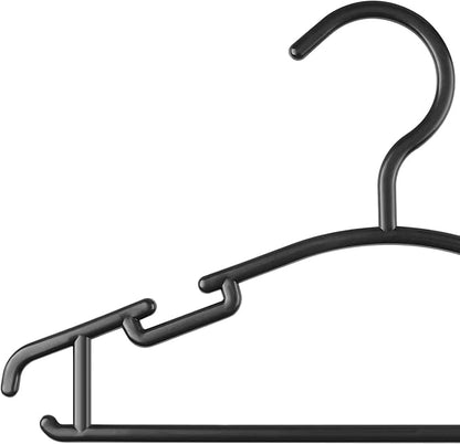 GoodtoU Toddler Hangers Plastic Hanger for Toddler Clothes Baby Hangers 60 Pack Kids Children Hanger Black