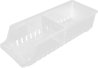 LABRIMP Refrigerator Beverage Holder Beer Storage Dispenser Compact Can Storage Box Organizer