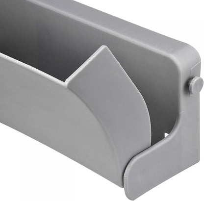 uxcell Wall Mounted Shoe Rack, PP Foldable Hanging Shoes Holder Organizer Gray
