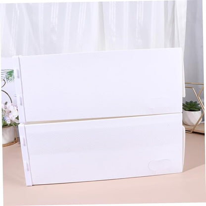 Hemobllo 6pcs Stackable Transparent Shoe Storage Boxes Organizer for Closet Drawer Type Protective Shoe Organizer for Heels Sneakers Slippers Boots PP Material Multi Functional Space Saving