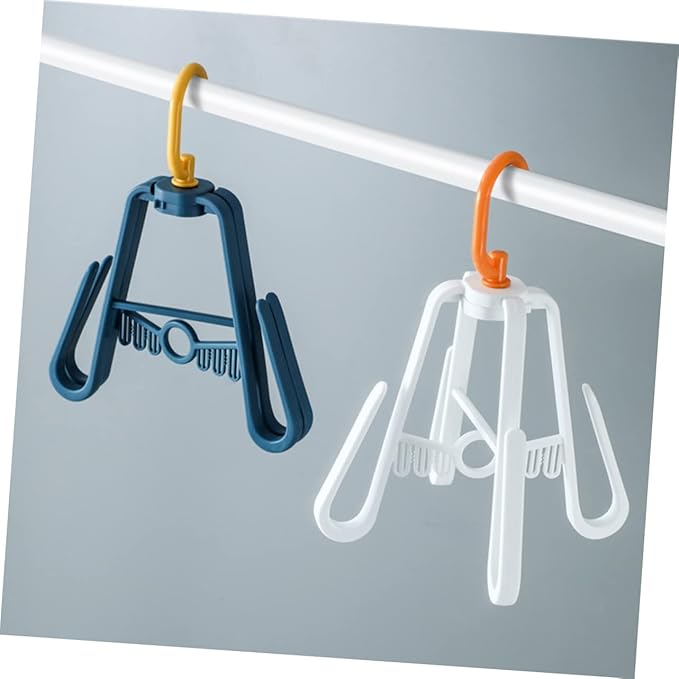 3pcs Rotating Multi-Function Shoe Drying Rack Foldable Hanging Organizer for Sandals Slippers Space-Saving Design Double Hooks for Home Use