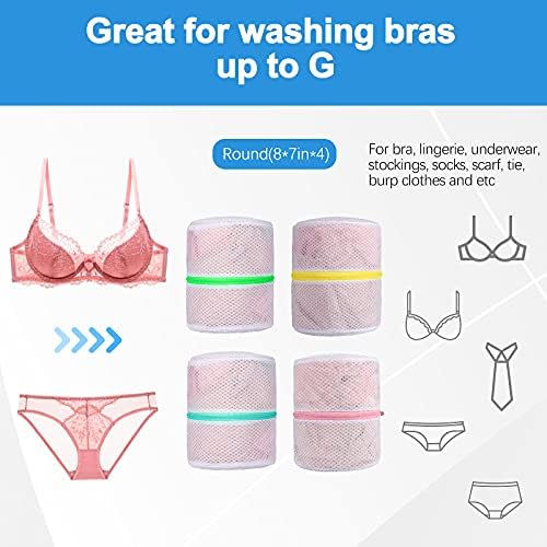 GOGOODA 4 Pack Mesh Laundry Bags, Delicates Bra Washing Bags - Image 5