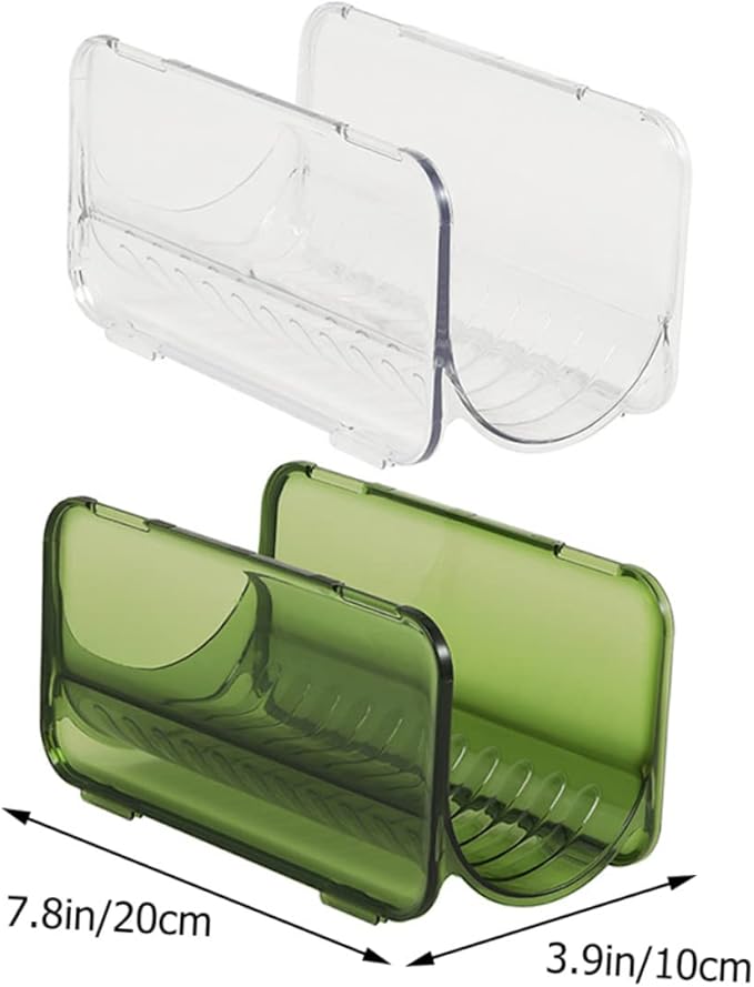 Zerodeko 2pcs Stackable Water Bottle Organizer Multi Transparent Holder for Home Kitchen and Pantry Storage Space-Saving and Practical Drink Organizer Design