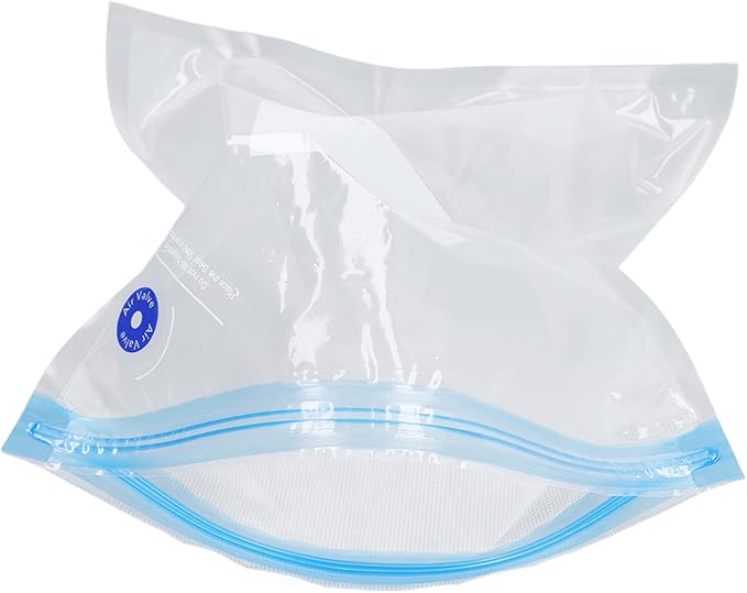 6PCS 22 * 21CM Vacuum Storage Bags Space Saver Sealed Reusable Vacuum Sealed Compressed Space Saver Bags for Food Clothing