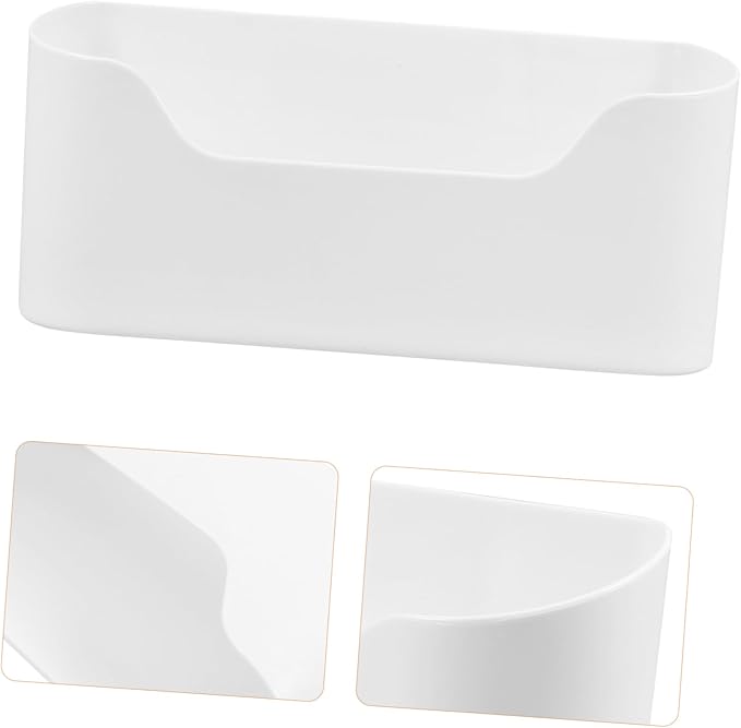 2pcs Bathroom Wall Organizer Wall Mount Kitchen Shelves No Drilling Reusable Remote Storage Box Stationery Organizer Space Saver