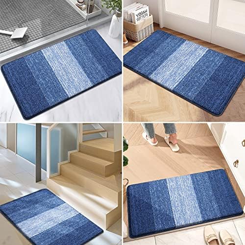 Kitinjoy Indoor Outdoor Door Mat, 45x27 Non-Slip Dirt Trapper Doormats - Image 6