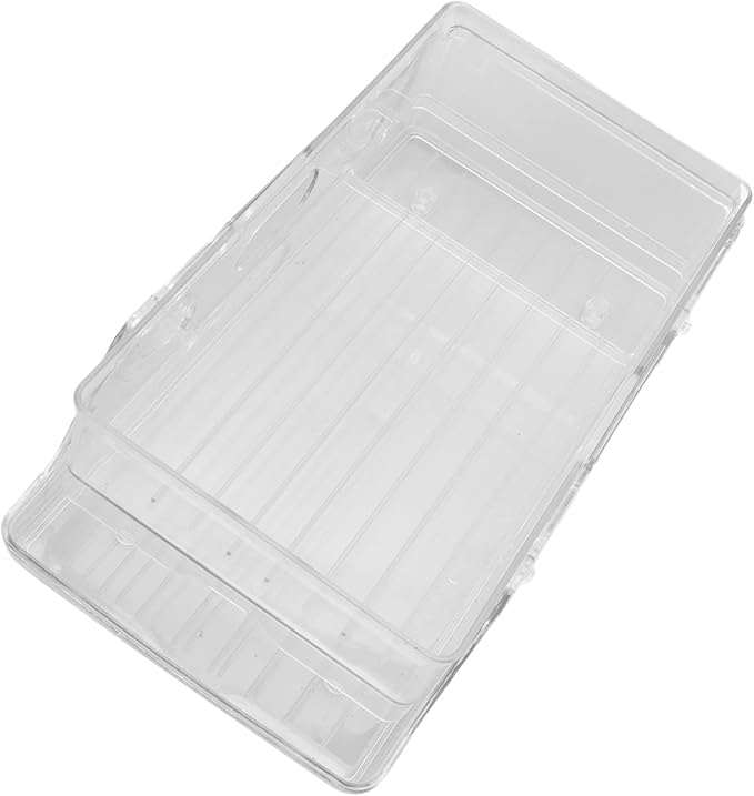 Srliya Automatic Rolling Drink Can Storage Organizer, Double Layer Plastic Fridge Can Holder, Dispenser Container