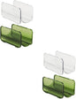 PRETYZOOM 2sets Cup Rack Bottle Organizer Bottle Storage Rack Kitchen Cabinet Organizer Office Fridge Water Dish Rack Dryer Rack Fridge Holder Wine Storage 2pcs*2