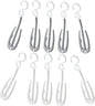 PRETYZOOM 10pcs Shoe Display Stand Double Hook Hanging Shoe Organizer for Drying Storage