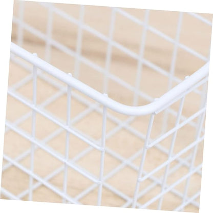 Healifty Door Hanging Storage Basket Hanging Rack for Cabinet Wardrobe Desk Cabinet Storage Basket