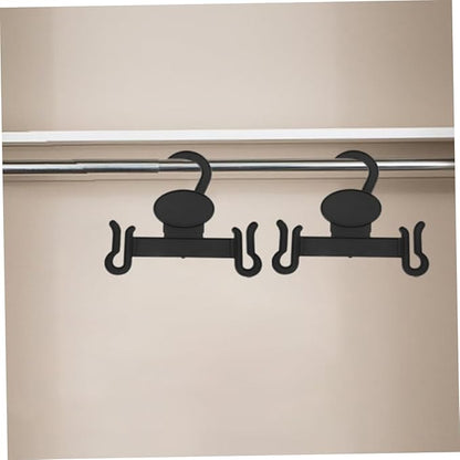 Alipis 30pcs Retractable Slipper Hooks Space-Saving Hanger Space Saver for Closet No Slip Hangers for Slippers Shoes Multi-Functional Hanging Organizer for Drying Rack