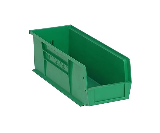 QUANTUM STORAGE SYSTEMS K-QUS234GN-6 6-Pack Ultra-Stack and Hang Bins, 14-3/4" x 5-1/2" x 5", Green